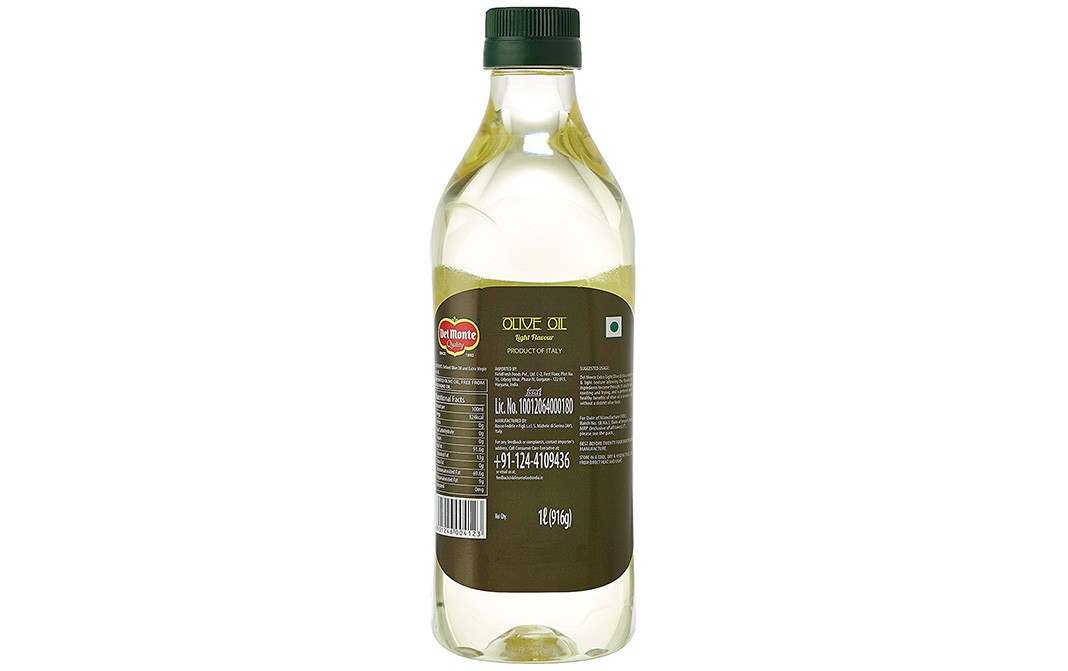 Del Monte Olive Oil Light Flavour   Bottle  1 litre